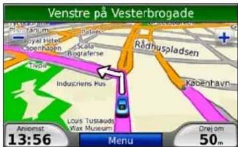 Venstre på Vesterbrogade Rådhuspladsen Indusriens Hus Louis Tussauds Wax Museum Aniomst 13:56 Menu Drei om 50m