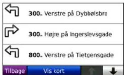 300._ Verstre på Dybbølsbro 300._ Højre på Ingerslevsgade 800._ Verstre på Tietgensgade Tilbage Vis kort