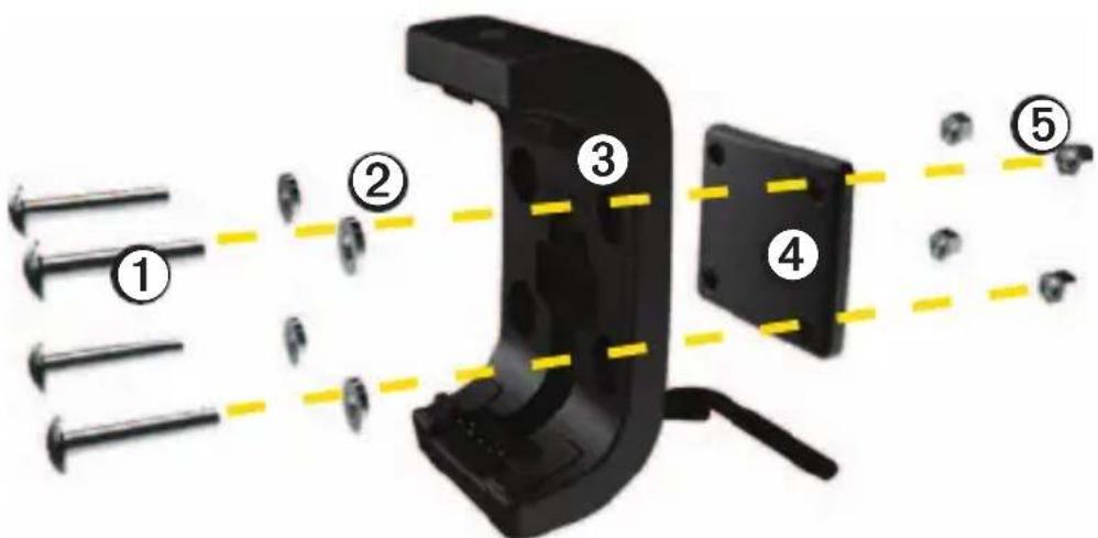 GARMIN Montana Rugged Mount - Mocowanie podstawy AMPS do uchwytu - 1