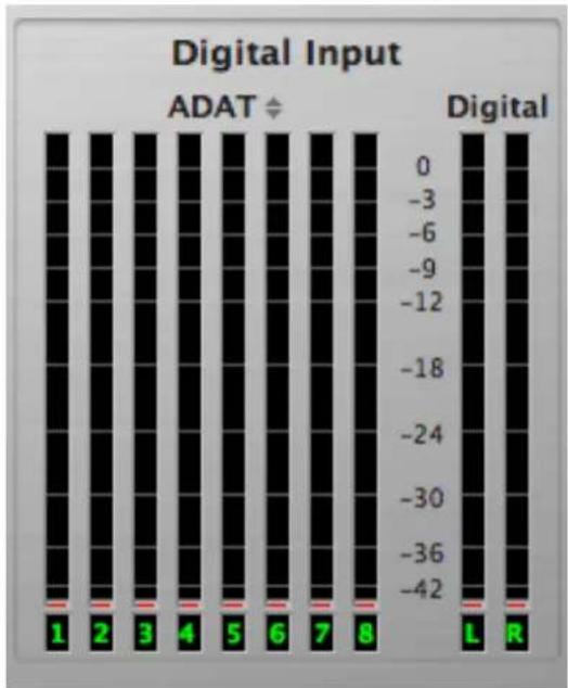 Digital Input | Category | Value | |---|---| | 1 | -42 | | 2 | -36 | | 3 | -30 | | 4 | -24 | | 5 | -18 | | 6 | -12 | | 7 | -9 | | 8 | 0 |