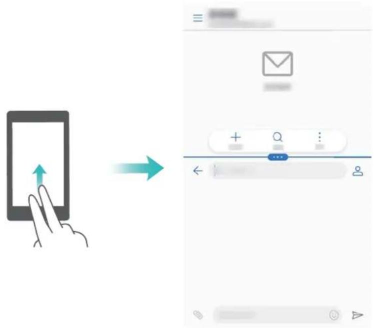 Diagram illustrating mobile phone status change from a hand to an email interface with progress arrow and progress bar