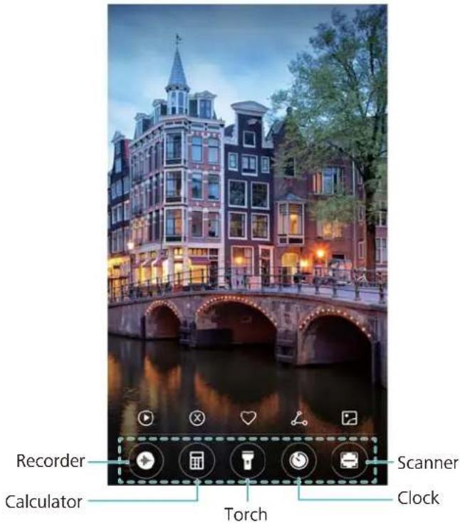 Recorder Calculator Torch Scanner Clock