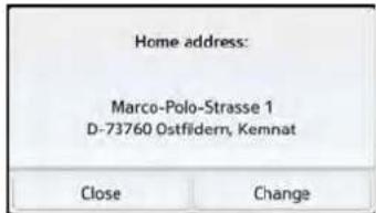 Home address: Marco-Polo-Strasse 1 D-73760 Ostfildem, Kemnat Close Change