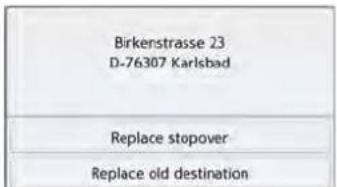 Birkerstrasse 23 D-76307 Karlsbad Replace stopover Replace old destination