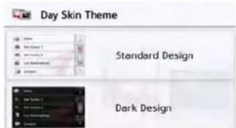 Day Skin Theme Standard Design Dark Design