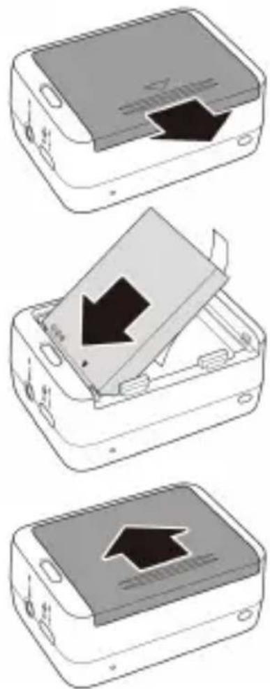 HP AC300w - Istallare la batteria - 1