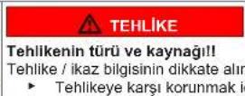 SIEMENS WM12UT09GR - İkaz bilgilerinin yapısı - 2