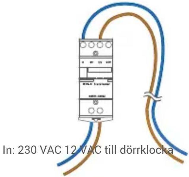 EZVIZ Chime - Steg 3: Koppla in din transformator. - 2