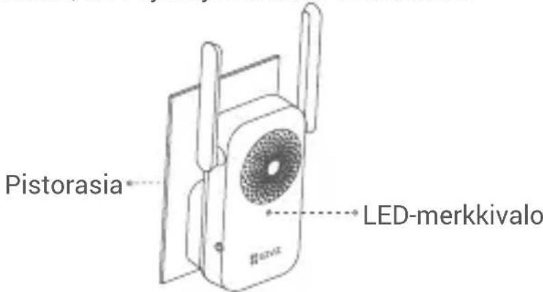 Pistorasia LED-merkkivalo