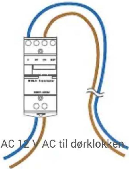 AC 12 V AC til dørklokken