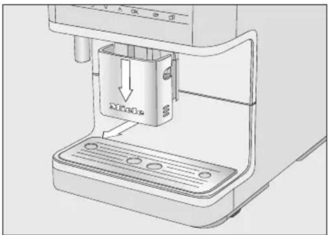 MIELE MilkPerfection CM 6560 - Centraludløb skilles ad og ren- gøres - 1