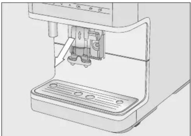 MIELE MilkPerfection CM 6560 - Centraludløb skilles ad og ren- gøres - 2