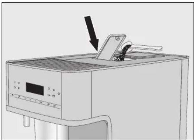 MIELE MilkPerfection CM 6560 - Kaffepulver påfyldes - 1