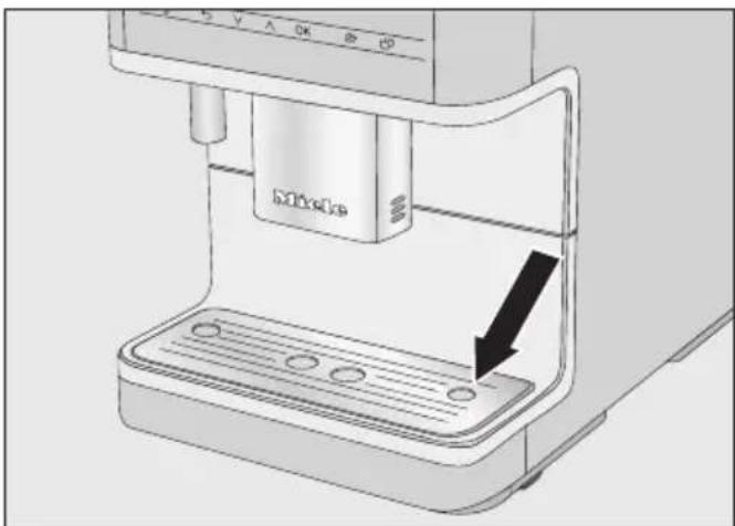 MIELE MilkPerfection CM 6560 - Afdrypningsplade rengøres - 1