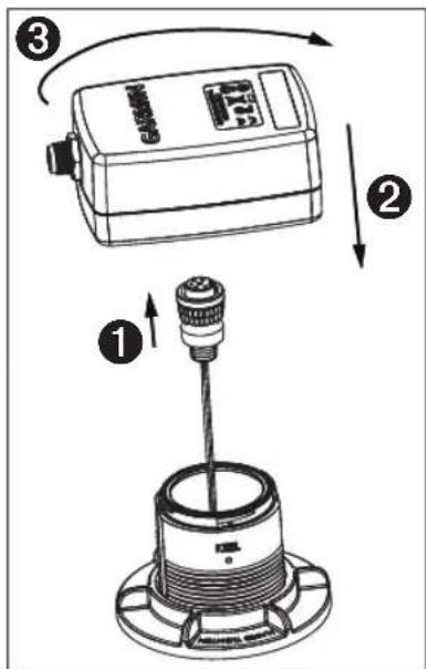 GARMIN NMEA 2000 - Para instalar la parte superior del Intelliducer: - 1