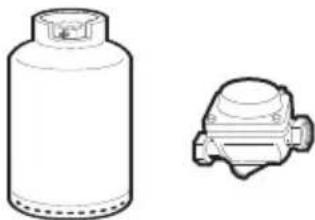 SMEG P106ES - Tilslutning til flydende gas - 1