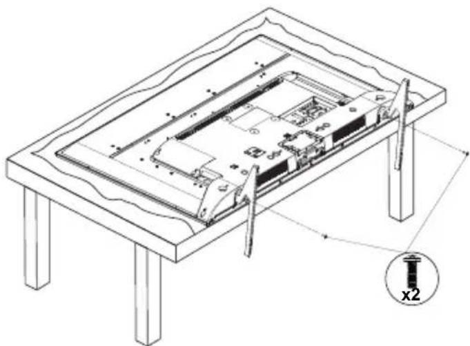 PANASONIC TX-65HX602E - Сглобяване на пиедестала - 2