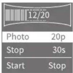 12/20 Photo 20p Stop 30s Start Stop