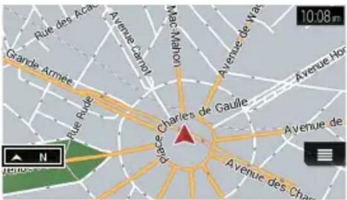 Rue des Aca Avenue Carhol MacMahon Grande Armée Rue Rude Place Charles de Gaulle Avenue de Avenue des Chanc 10:08 m N