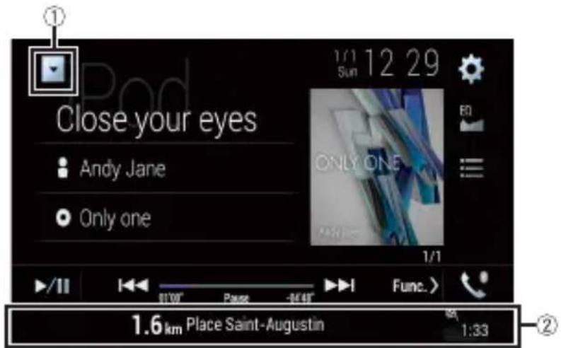 ① Pod Close your eyes Andy Jane Only one 1/1 12 29 Sun ONLY ONE 1/1 1.6 km Place Saint-Augustin 1:33 ②