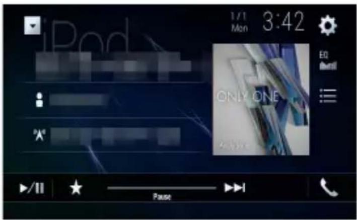 iPod 1/1 Mon 3:42 EQ Bull ONLY ONE A Pause