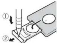 PIONEER DEH-X7850BT - Preparing the remote control - 2