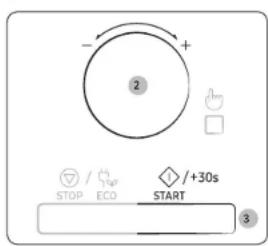 SAMSUNG MS23K3515AW - FORSIGTIG - 2