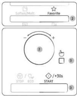 SAMSUNG MS23K3515AW - Använda favoritfunktionerna - 1