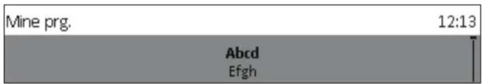 Mine prg. 12:13 Abcd Efgh