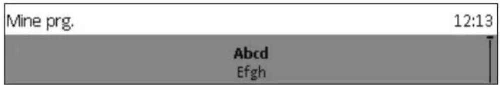 Mine prg. 12:13 Abcd Efgh