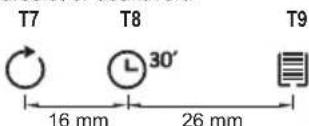 T7 T8 T9 16 mm 26 mm