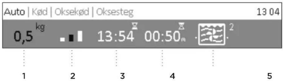 Auto | Kød | Oksekød | Oksesteg 13 04 0,5 kg 13:54 00:50m 2 1 2 3 4 5