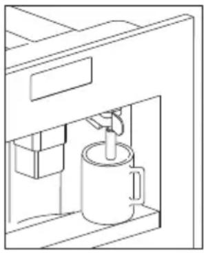 GORENJE GCC800X - Ændre mængde af varmt vand - 1