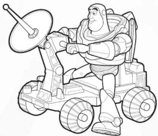 Fisher Price Disney Pixar Toy Story Star Command Spaceship - SPACE EXPLORING ROVER - 3