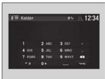 Kalder 1 2 ABC 3 DEF - 4 GHI 5 JKL 6 MNO . 7 FORS 8 TUV 9 WXYZ * # 0+ Forward