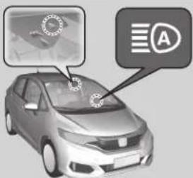 Honda Jazz (2019) - Automatisk fjernlys (fjernlysautomatik)\* - 1