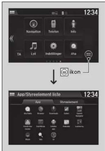 12:34 Navigation Telefon Info TA Lyd Indstillinger Alha ikon App/Styreelement liste 12:34 App Styreelement Alfa Global Braunet Dramark Globri Kuwa Kuwa Kuwa Kuwa Kuwa Kuwa Kuwa Kuwa