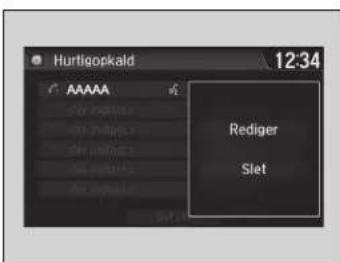 Hurtigopkald 12:34 AAAAA Rediger Slet