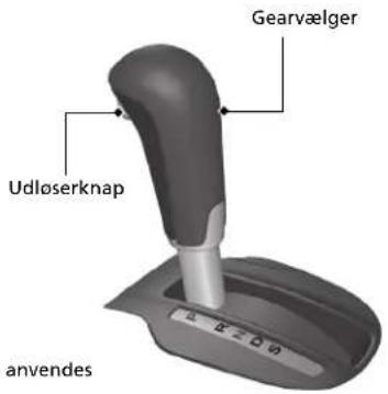 Gearvælger Udløserknap anvendes