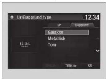 Ur/Baggrund type 12:34 Galakse Metallisk Tom 12:34: Tiltej my OK