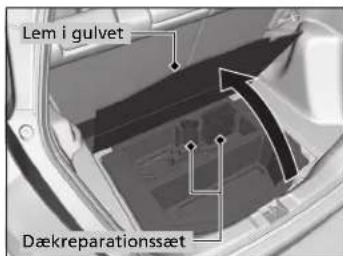 Lem i gulvet Dækreparationssæt