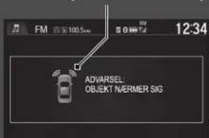Honda Jazz (2019) - »Parkeringssensorsystem aktiveret og deaktiveret - 2