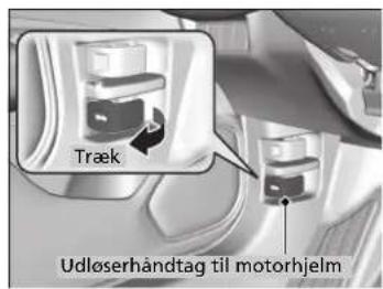 Træk Udløserhåndtag til motorhjelm