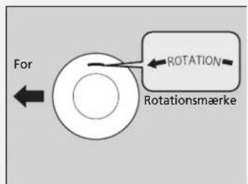 For ROTATION Rotationsmærke