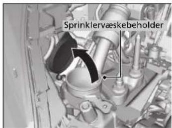 Sprinklervæskebeholder