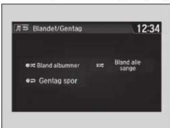 Blandet/Gentag 12:34 ● Bland albumer ● Gentag spor Bland ale sange