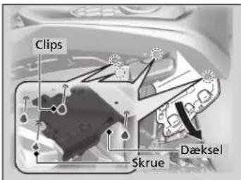 Clips Skrue Dæksel