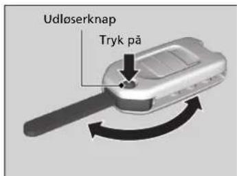 Udløserknap Tryk på