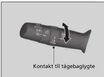 Kontakt til tägebaglygte