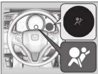 Honda Jazz (2019) - Indikator for SRS-airbagsystem - 1